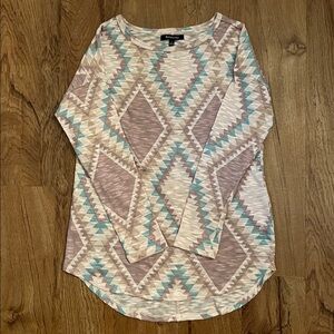 Relativity Aztec Tunic Top